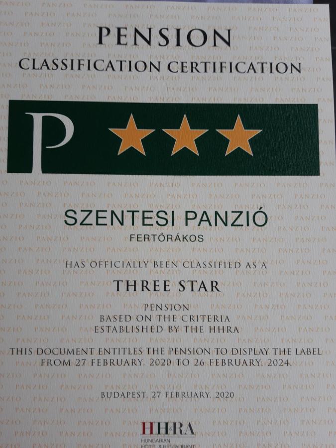 Fertőrákos Szentesi Panzio Bed & Breakfast エクステリア 写真